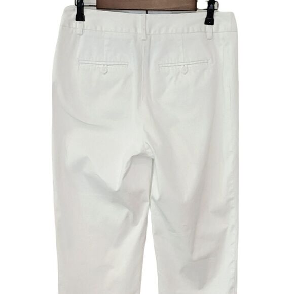 Unlisted By Kenith Cole White Pique Cropped Summer Pants Size 8 - Picture 2 of 7